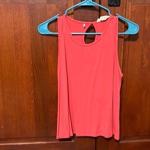 Coral tank top
